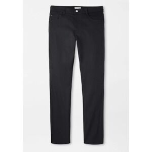 Peter Millar Mens 32x30 Black eb66 Performance Five-Pocket Pant Crown Sport Golf